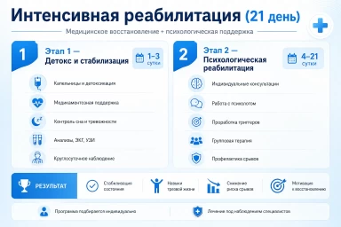 Реабилитация за 21 день в Дубовке